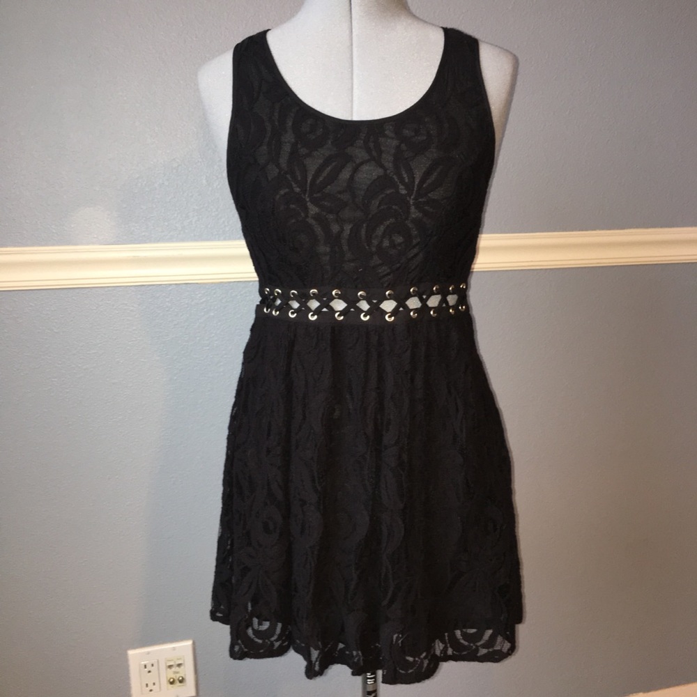 black dress